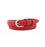 Women belt 140 red Made in Italy