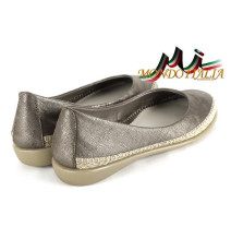 Dámske kožené mokasíny 1118 cínové The Flexx