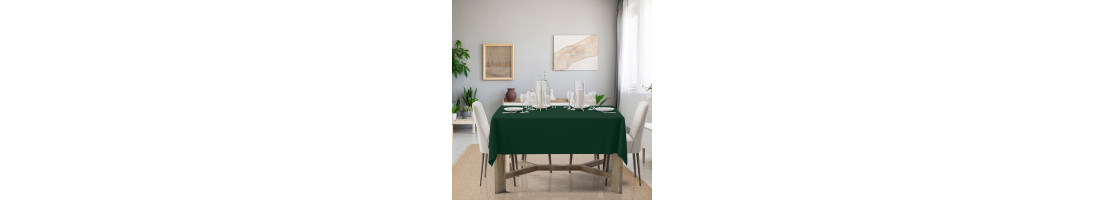 One-color tablecloths