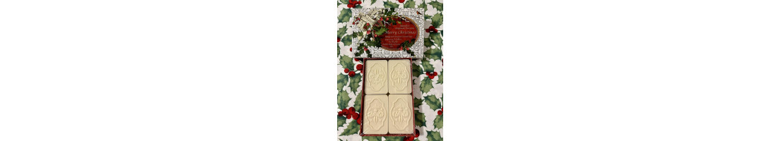 Christmas collection of gift soaps